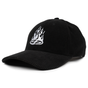 Corduroy Cap in Noir